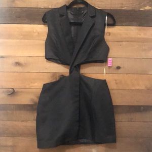 Sleeveless blazer dress